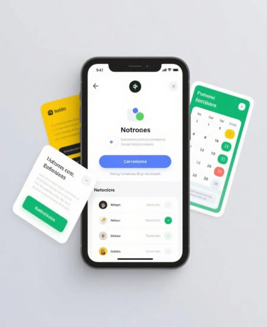 开启赛程提醒和直播通知的手机应用示意图
